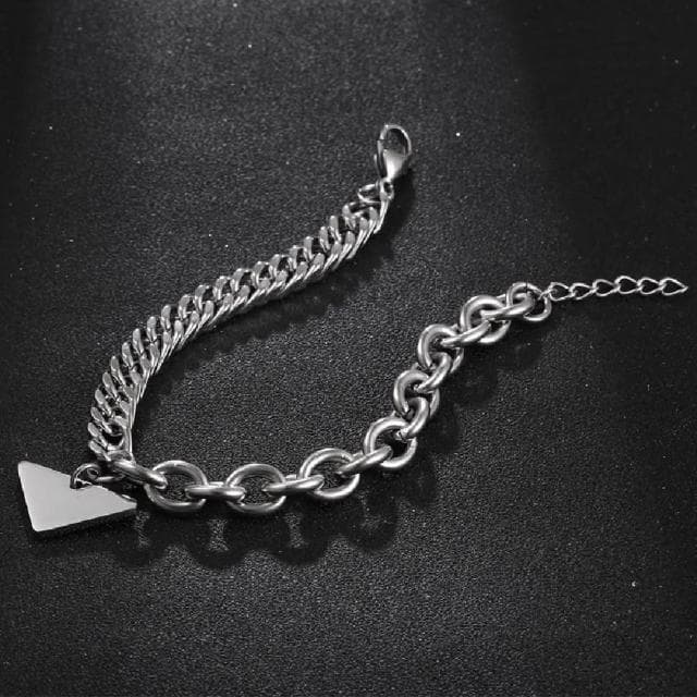 【米蘭精品】現貨+預購 鈦鋼手鍊鈦鋼手鏈街頭小眾嘻哈個性情侶飾品聖誕節交換禮物74fl29