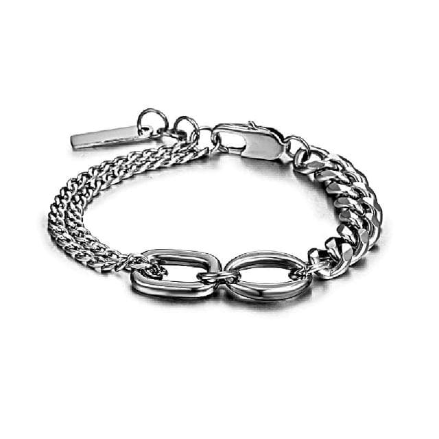 【米蘭精品】現貨+預購 鈦鋼手鍊鈦鋼手鏈個性拼接嘻哈百搭情侶飾品聖誕節交換禮物74fl15