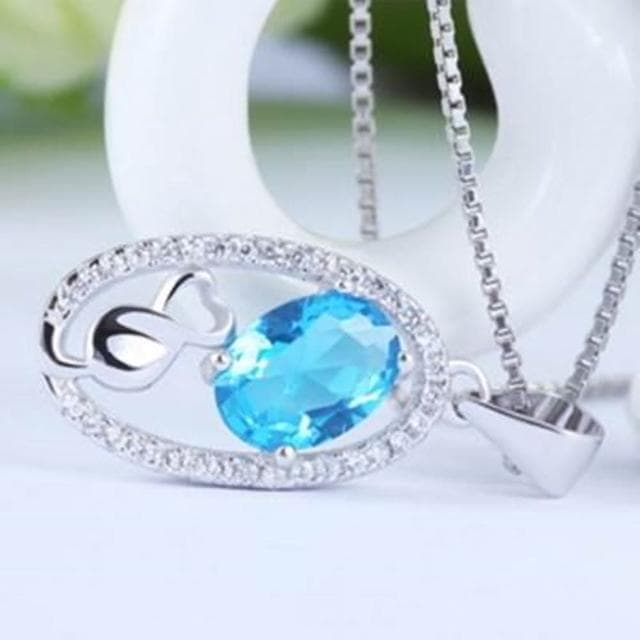 【米蘭精品】現貨+預購 鑲鑽項鍊流行銀飾品水晶精緻質感母親節生日情人節聖誕節交換禮物73v138