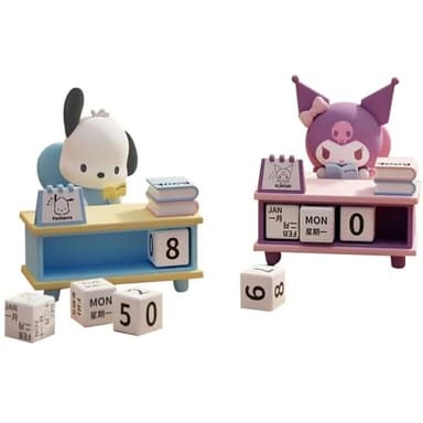 【SANRIO 三麗鷗】三麗鷗 日曆 庫洛米日曆 帕恰狗日曆正版 三麗鷗 桌曆 家族  課桌 系列 酷洛米 擺飾 生日禮物 創意 小禮物