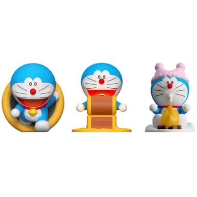 【Doraemon 哆啦A夢】擺件小夜燈 ( 睡眠床頭小夜燈 3D立體造型 護眼柔光解壓 手辦 公仔 擺件 玩具 藍胖子 兒童夜燈 臥室裝飾 送禮 生日禮物 交換禮物 聖誕禮物)