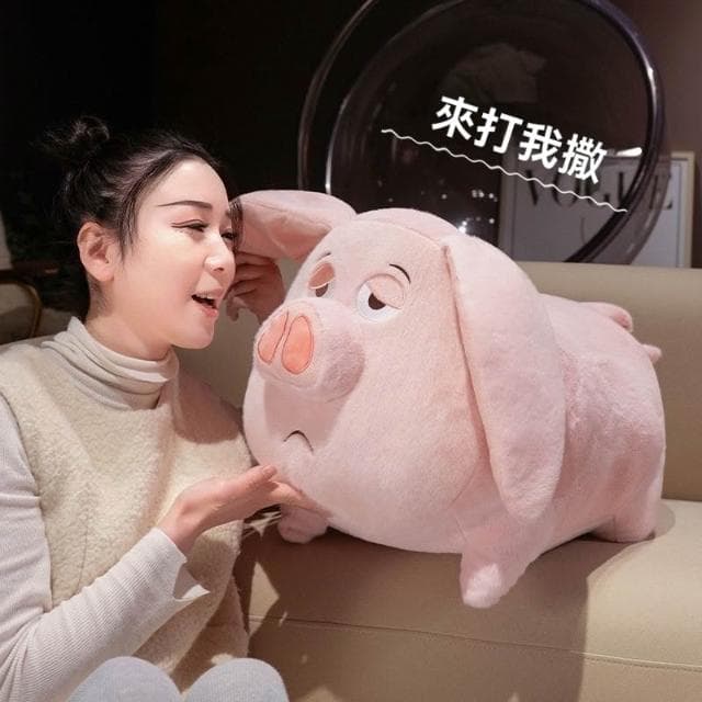 抱枕   飛天豬 可愛  動物 抱枕 長條枕 女生 床上 睡覺 圍枕 枕頭 長抱枕 長條抱枕 生日禮物