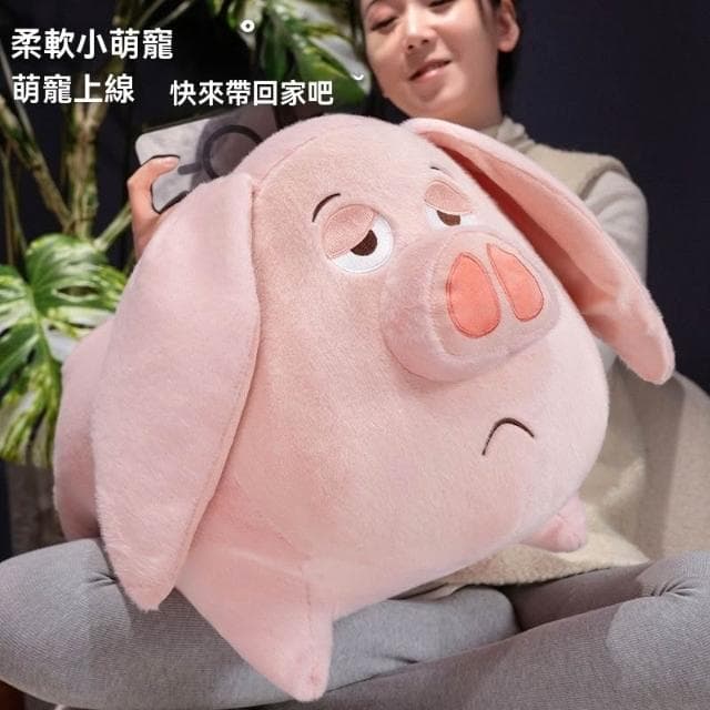 抱枕   飛天豬 可愛  動物 抱枕 長條枕 女生 床上 睡覺 圍枕 枕頭 長抱枕 長條抱枕 生日禮物