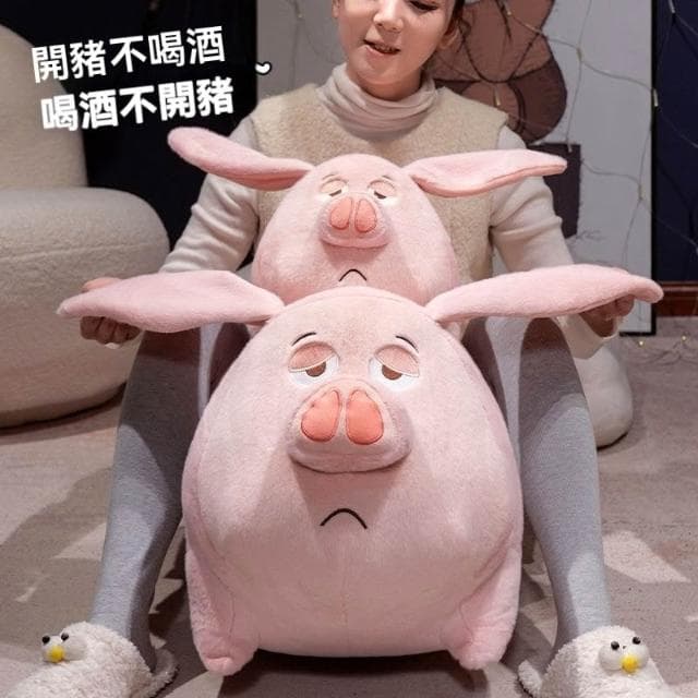抱枕   飛天豬 可愛  動物 抱枕 長條枕 女生 床上 睡覺 圍枕 枕頭 長抱枕 長條抱枕 生日禮物