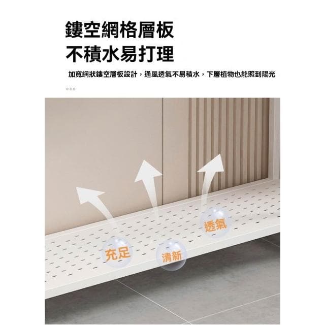 植物架 可移動花架子 盆栽架 移動置物架 落地式花架 陽臺簡約現代花盆架 鐵藝植物擺放層架