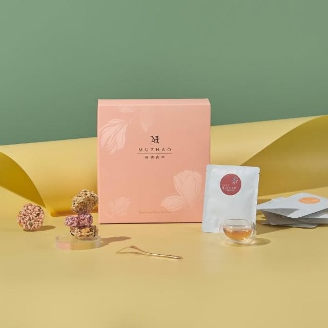 【MUZHAO 暮朝食粹】可可茶醬香米餅禮盒(端午禮盒 米香禮盒 長輩禮物 100%屏東可可豆)