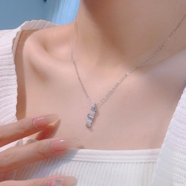 999純銀竹節項鏈女新中式輕奢小眾設計國風鎖骨鏈送閨蜜生日禮物