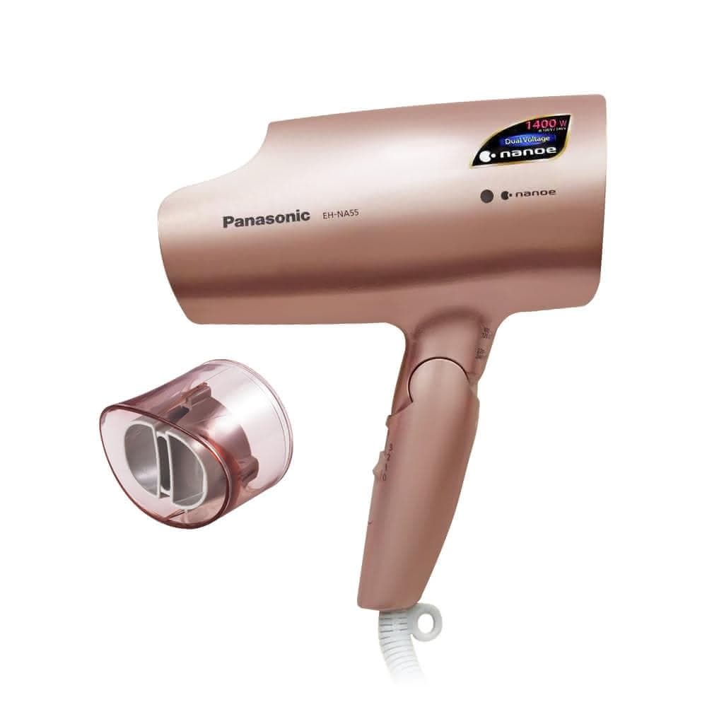 【Panasonic 國際牌】國際牌Panasonic 國際電壓奈米水離子吹風機 EH-NA55-PN粉金色