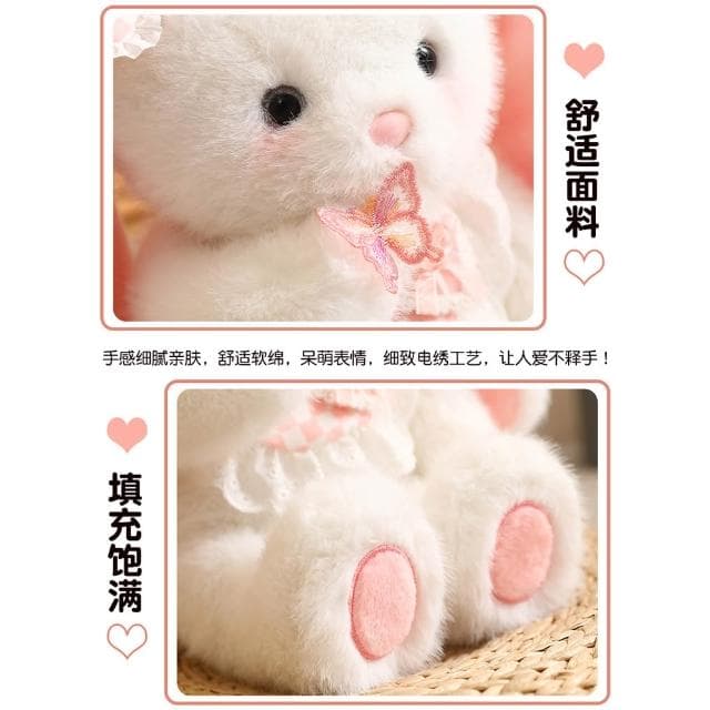 可愛兔子玩偶抱枕毛絨玩具女孩睡覺兒童生日禮物公仔陪睡布娃娃