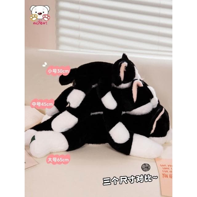 可愛仿真貓咪玩偶女孩陪睡小貓布偶娃娃兒童禮物抱睡公仔毛絨玩具