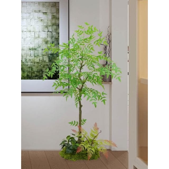 仿真綠植大型散尾葵造景裝飾客廳落地假花盆栽室內盆景擺件假植物