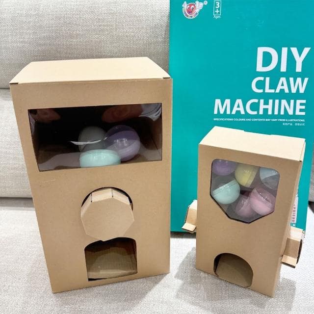 DIY 扭蛋 扭蛋機 轉蛋機 扭蛋機台 紙製扭蛋機 轉蛋 情侶扭蛋機 手作紙箱 七夕扭蛋 交換禮物
