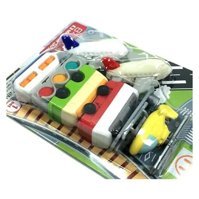 【iwako】交通工具 組合 造型 橡皮擦 ER-BRI021 家家酒 仿真 組裝 橡皮擦 紙卡 組合 送禮療癒小物 造型橡皮擦