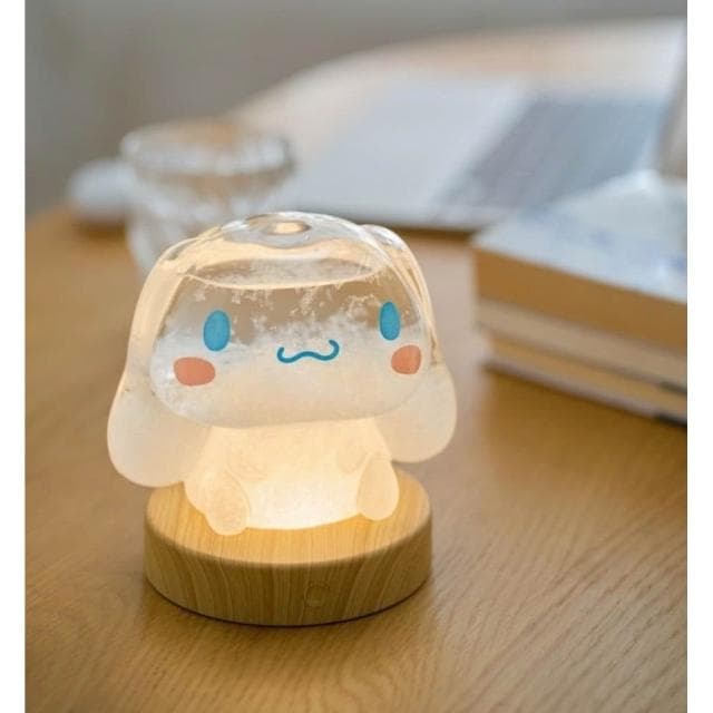 【SANRIO 三麗鷗】大耳狗風暴瓶小夜燈 (大耳狗 天氣預測 3D立體造型 床頭小夜燈 小夜燈 手辦 公仔 擺件 玩具 兒童夜燈 臥室裝飾 送禮 生日禮物 交換禮物 聖誕禮物)