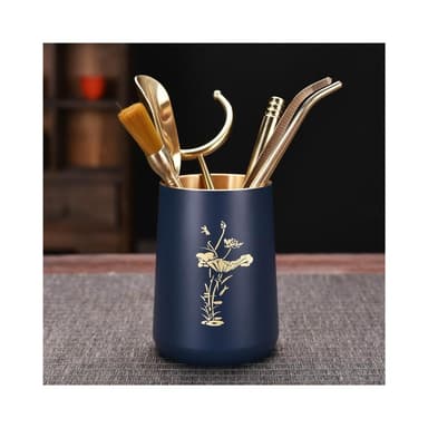 揮揮輕奢百貨 茶道六君子黃銅 功夫茶具配件套裝大全 君子泡茶工具 茶刀 茶夾 茶洗