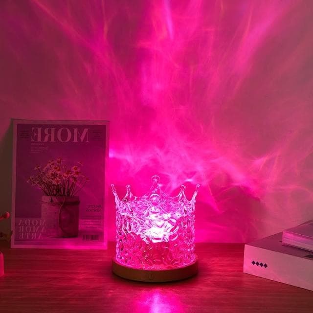 水波紋燈 氛圍燈 氣氛燈 投影燈 水紋燈 裝飾燈 夜燈 床頭 日落燈 旋轉 LED 生日禮物 畢業禮物 拍照  攝影燈 拍照 房間 臥室