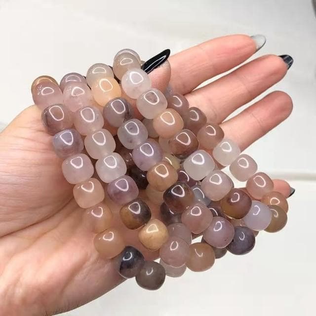 【Paiya 派亞】金絲玉紫羅蘭手鏈佘太翠彩色老型珠女款玉石手鏈玉石手串送禮好物/交換禮物