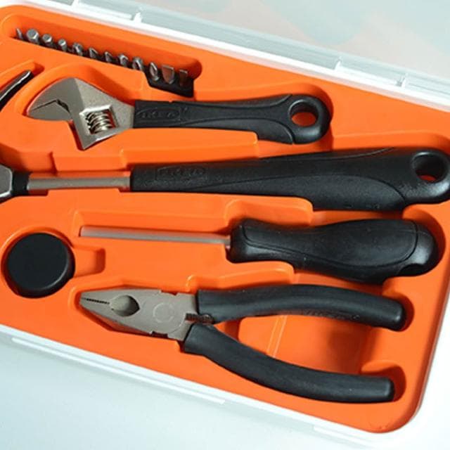 宜家工具箱國內代購費克沙工具組合17件套裝家用多功能錘子螺絲刀