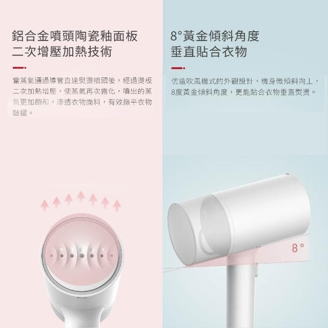 sOlac 二合一手持式蒸氣掛燙機 SYP-133CW 掛燙機 蒸氣 二合一 智能蒸氣 防乾燒 過熱保護 愛露愛玩