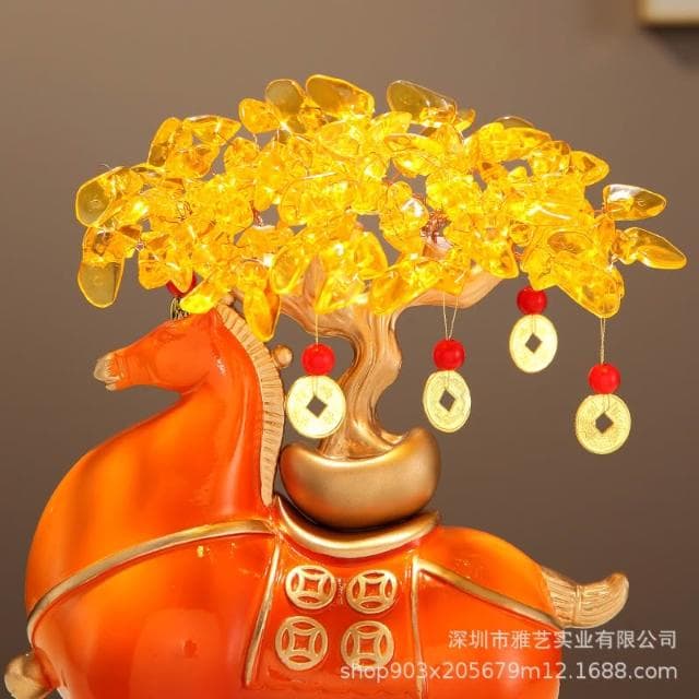 馬上有錢創意桌面擺件電視櫃客廳玄關辦公室裝飾新居送禮開業禮物