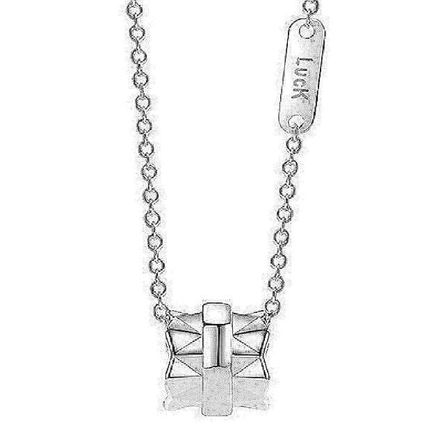【巴黎精品】現貨+預購 925銀項鍊情侶對鍊時來運轉鋯石生日情人節禮物男女飾品2款v1ar72