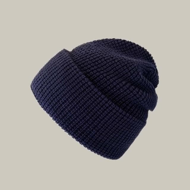 【巴黎精品】現貨+預購 針織毛帽經典護耳簡約純色男女帽子聖誕節情人節生日交換禮物5色p1aa16