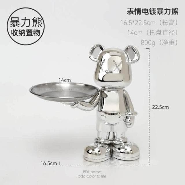 💥滿額免運🚚 鑰匙收納 玄關收納 交換禮物 聖誕節 桌上收納 創意輕奢果盤擺件鑰匙收納客廳桌面裝飾品玄關喬遷生