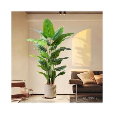 熱賣🔥天堂鳥仿真綠植高端輕奢仿生花客廳大型室內盆栽擺件裝飾樹假植物 居傢裝飾 仿真植物 人造樹 假樹 假植物
