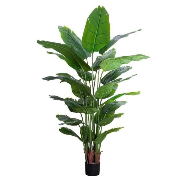熱賣🔥天堂鳥仿真綠植高端輕奢仿生花客廳大型室內盆栽擺件裝飾樹假植物 居傢裝飾 仿真植物 人造樹 假樹 假植物