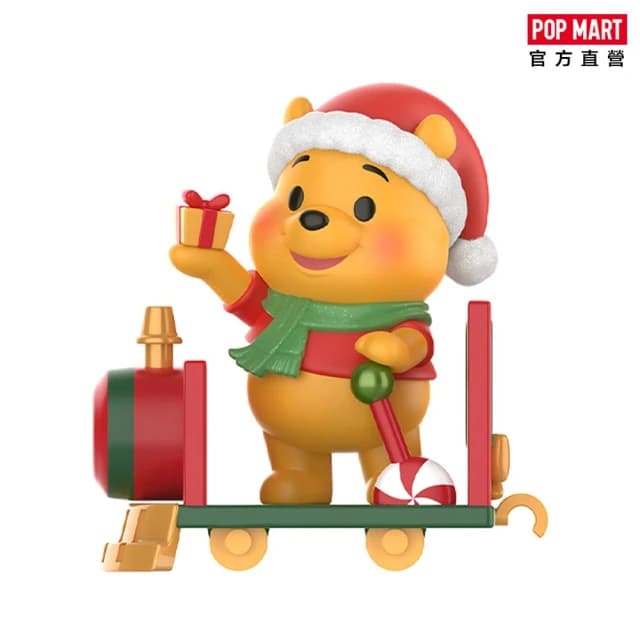 【POPMART 泡泡瑪特】迪士尼小熊維尼禮物派送系列盲盒 手辦 公仔 聖誕節