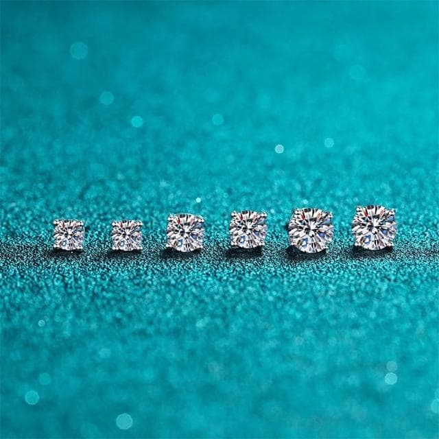 【LEEHER】女生/耳環/飾品/純銀耳環/S925銀/耳飾/耳針/小香風耳環/氣質耳環/情人節禮物/鋯石/生日禮物