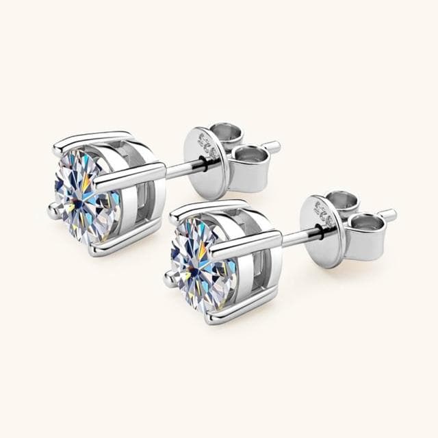 【LEEHER】女生/耳環/飾品/純銀耳環/S925銀/耳飾/耳針/小香風耳環/氣質耳環/情人節禮物/鋯石/生日禮物
