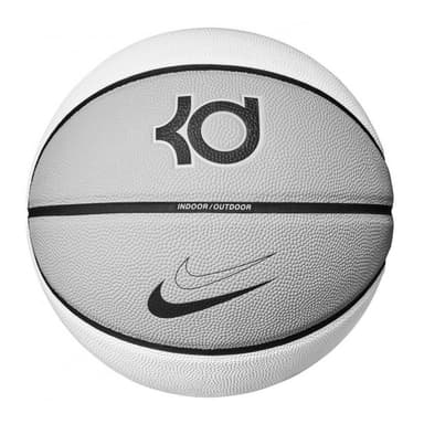 【NIKE 耐吉】Durant杜蘭特 7號灰白色籃球 耐磨材質比賽用 室內戶外皆適用 標準七號成人尺寸 男生生日禮物 大學交換禮物(N100711111307)