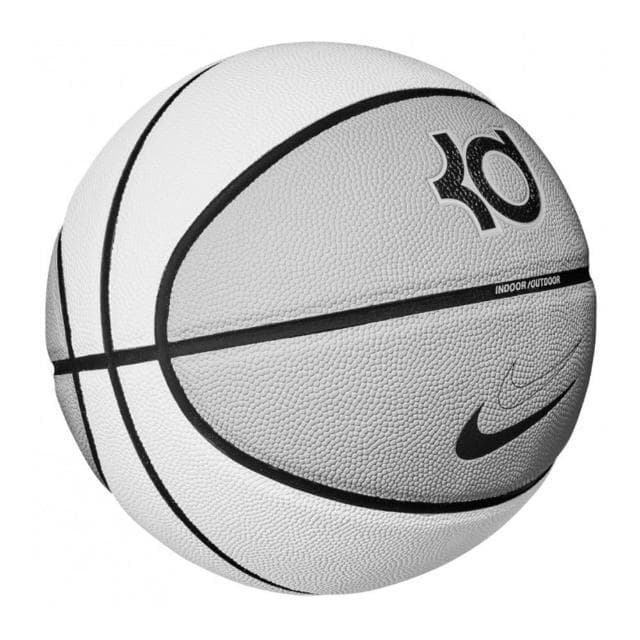 【NIKE 耐吉】Durant杜蘭特 7號灰白色籃球 耐磨材質比賽用 室內戶外皆適用 標準七號成人尺寸 男生生日禮物 大學交換禮物(N100711111307)