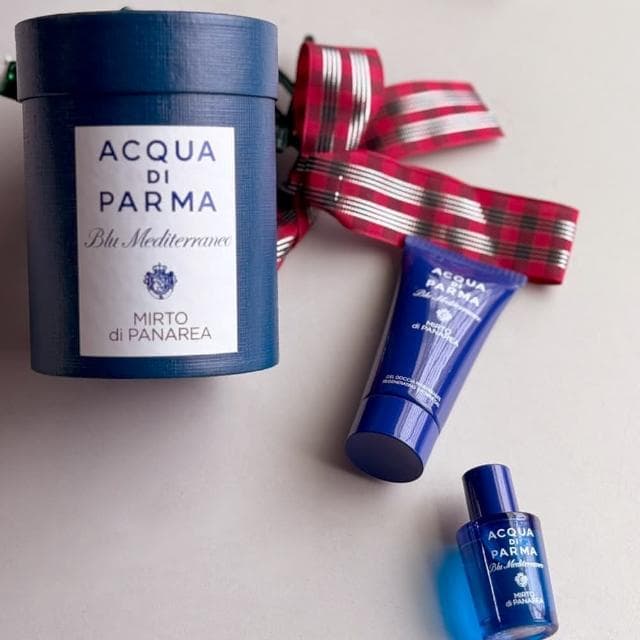 【Acqua Di Parma】帕爾瑪之水 帕納里加州桂香氛禮盒 淡香水5ml+沐浴膠20ml (國際航空版)送禮推薦 母親節禮物