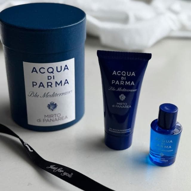 【Acqua Di Parma】帕爾瑪之水 帕納里加州桂香氛禮盒 淡香水5ml+沐浴膠20ml (國際航空版)送禮推薦 母親節禮物