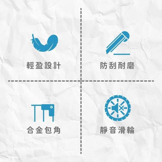 18吋奶油款行李箱