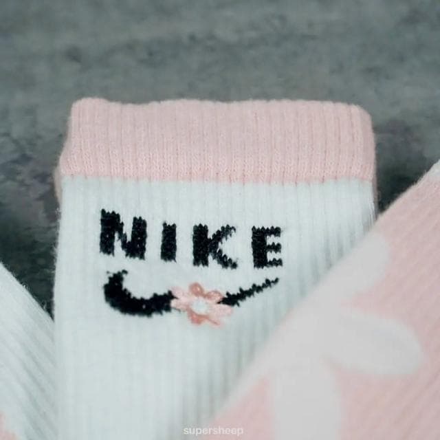 【NIKE 耐吉】Nike Everyday Plus 日本 櫻花 襪子 粉紫白 長襪 DH6297-904女款 櫻花襪交換禮物