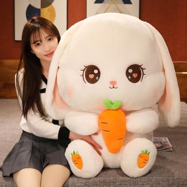 蘿蔔兔公仔毛絨玩具可愛女孩床上睡覺抱枕兔子玩偶布娃娃生日禮物