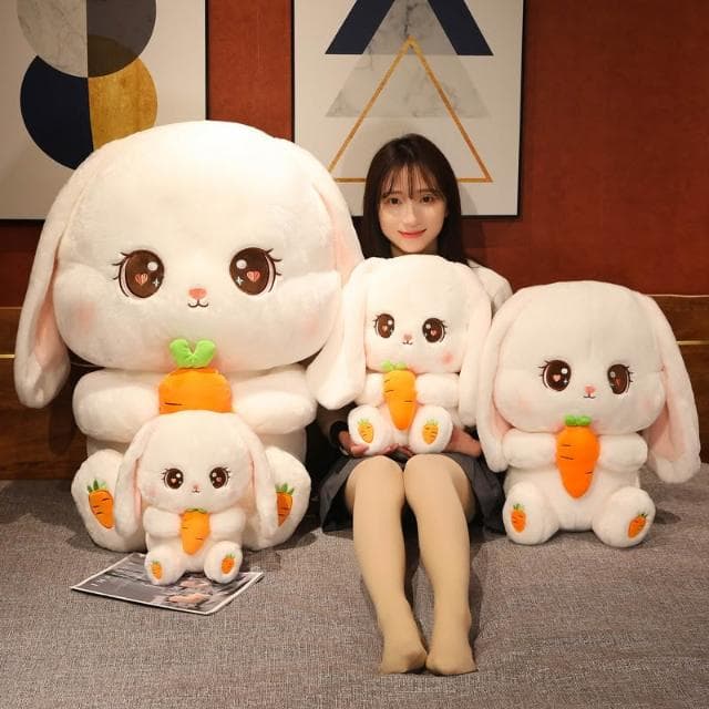 蘿蔔兔公仔毛絨玩具可愛女孩床上睡覺抱枕兔子玩偶布娃娃生日禮物