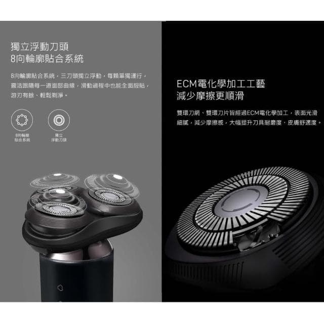 【SOLAC】4in1多功能電動刮鬍刀 SRM-A6S (修容組 電鬍刀 鬢角刀 鼻毛刀 全機水洗 高續航__Kimi極美職人推薦)