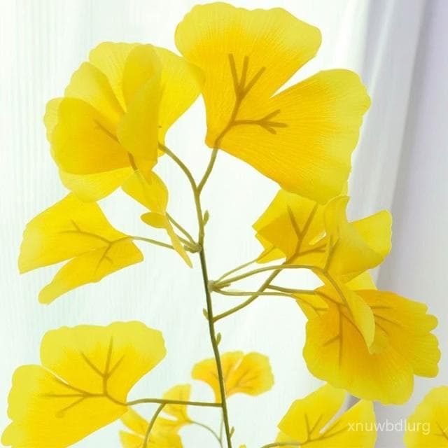 免運/下殺 仿真銀杏樹 人造盆栽 仿真植物 人造樹假植物 假盆栽 室內居家裝飾 落地盆造景 假花樹仿真