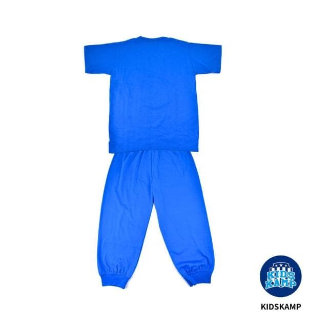 KidsKamp 兒童棉質印花睡衣套裝｜溫暖舒適家居服｜可愛童趣童裝 ｜兒童睡衣 ｜兒童節禮物 ｜畢業派對 ｜藍色跑車卡通睡衣