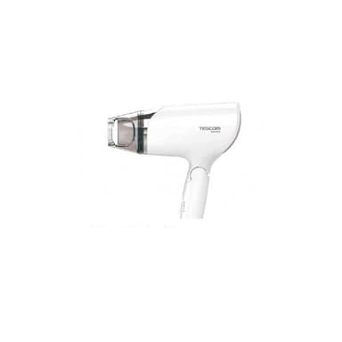 【TESCOM】附雙風罩 TESCOM 速乾大風量輕巧國際雙電壓負離子吹風機 BID392TW 白色 手動切換電壓