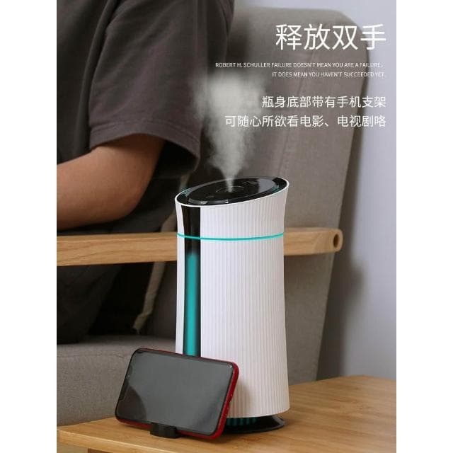 2025新款空氣加濕器家用靜音臥室小型空調臉部補水噴霧專用宿舍追劇支架桌面室內氛圍燈辦公室送女生的小禮物