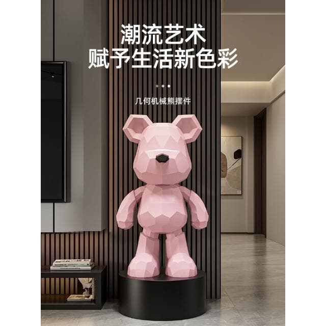 客廳大型暴力熊存錢罐落地擺件家居電視櫃旁公仔裝飾品喬遷禮物