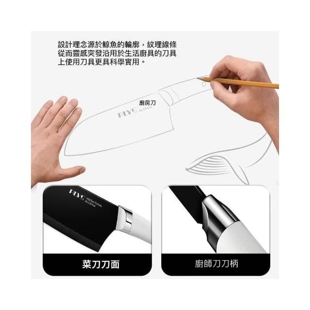 德系旋轉刀架筷子籠一體刀具菜刀全套廚房套裝高檔廚具不銹鋼1290