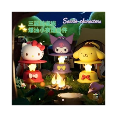 【SANRIO 三麗鷗】🪅現貨 禮物 正版 三麗鷗 庫洛米 kitty 美樂蒂 大耳狗 煤油 小夜燈  鑰匙扣 可愛 女生 書包 掛件 禮物