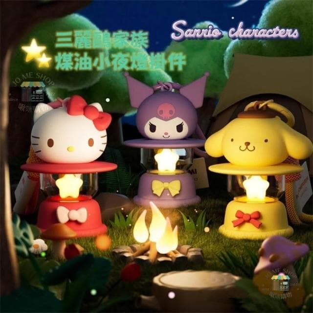 【SANRIO 三麗鷗】🪅現貨 禮物 正版 三麗鷗 庫洛米 kitty 美樂蒂 大耳狗 煤油 小夜燈  鑰匙扣 可愛 女生 書包 掛件 禮物