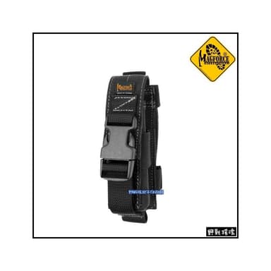 野戰搖滾  馬蓋先 MAGFORCE 10號快扣式戰術電筒袋 黑色、綠色、卡其 手槍彈匣袋腰掛手電筒包工具袋刀套電筒套